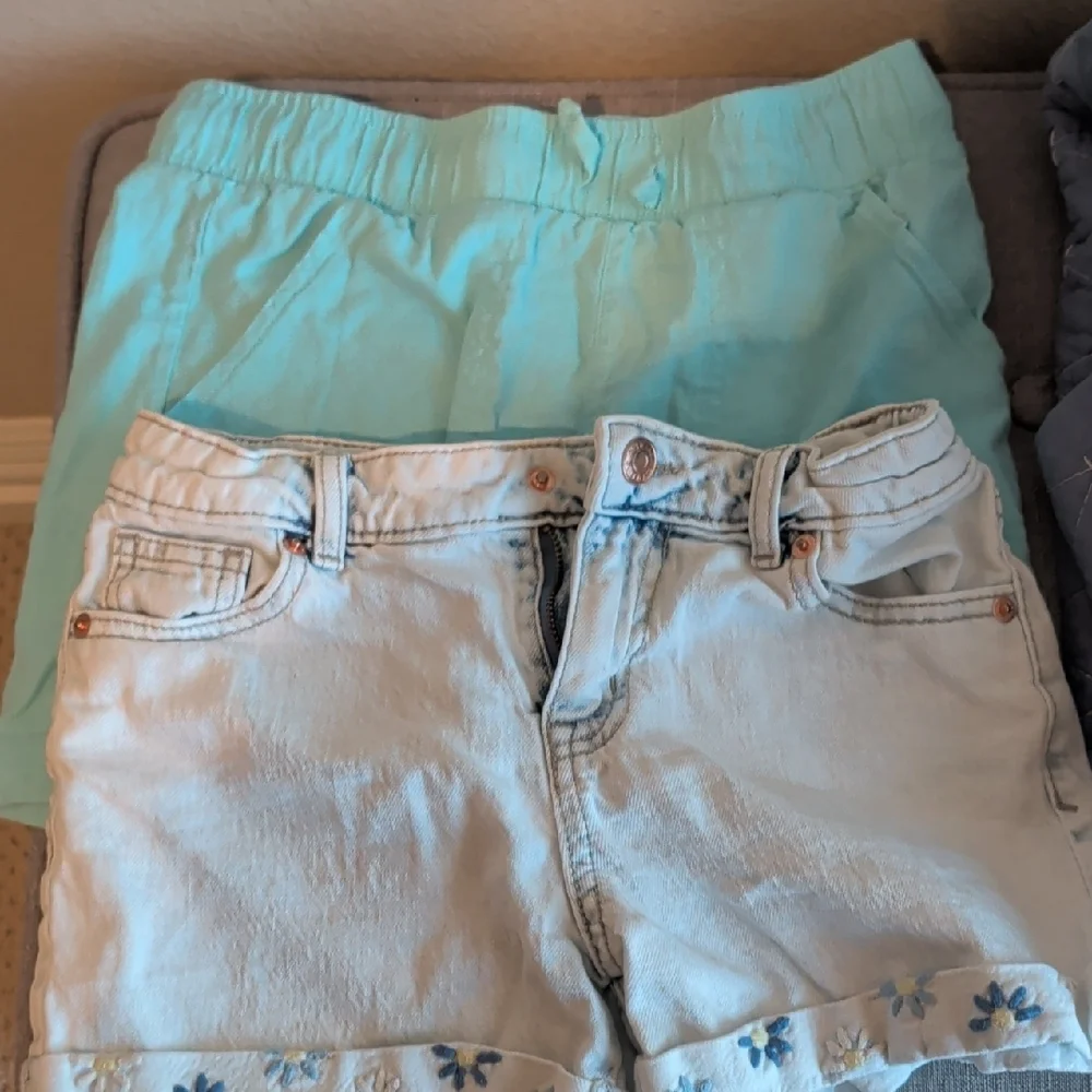 Cat & Jack Kids Shorts - Pink, Blue, Green, Orange Size 10-12 - Picture 4 of 4